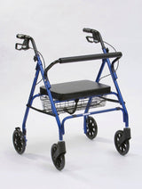 Heavy Duty Rollator (Blue) - Great British Mobility