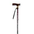 Drive folding walking stick with strap in amoeba green