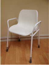 Foxton Stationary Shower Chair - Adj. Height, Stackable - Great British Mobility