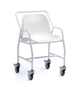 Hallaton Mobile Shower Chair - Fixed Height, 4 Brakes - Great British Mobility