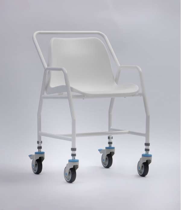 Tilton Mobile Adj. Height Shower Chair with 2 Brakes - Great British Mobility