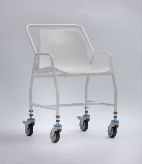 Tilton Mobile Adj. Height Shower Chair with 2 Brakes - Great British Mobility