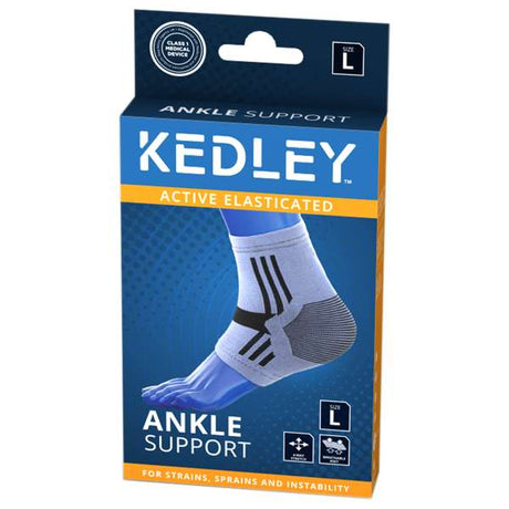 Elasticated Ankle Support - Large (25 - 30cm) - Great British Mobility