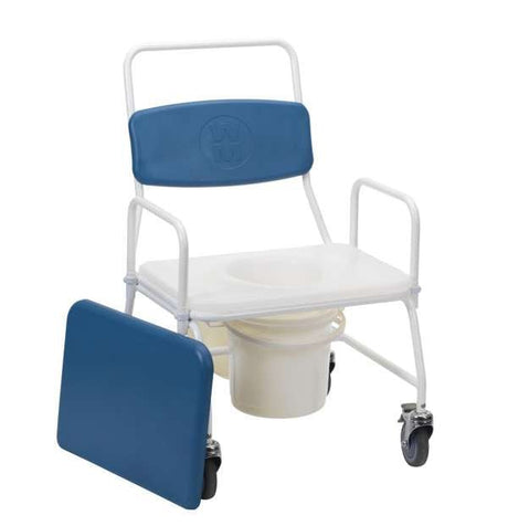 Birstall Bariatric Mobile Commode with 4 Brake Castors - Great British Mobility