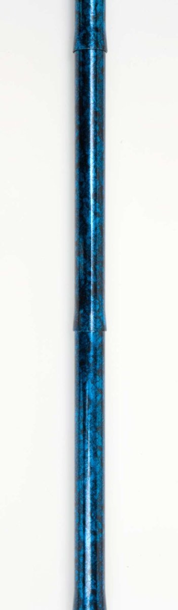 Folding Cane with Strap (Blue Crackle) - Great British Mobility