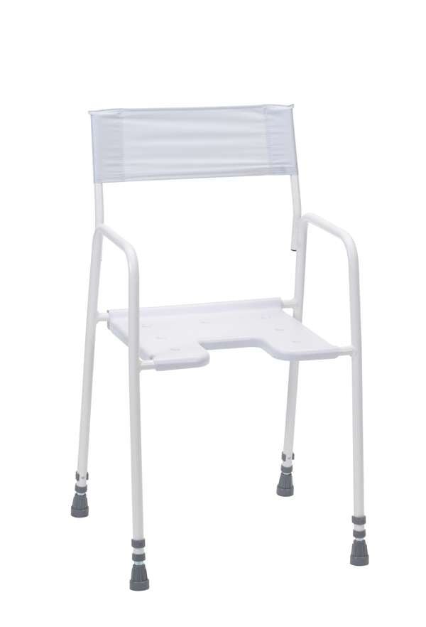 Bradgate Shower Stool with Back - Great British Mobility