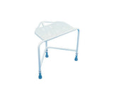 Bringhurst Corner Shower Stool with Tilting Rear Foot - Great British Mobility