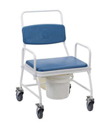 Birstall Bariatric Mobile Commode with 4 Brake Castors - Great British Mobility