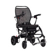 Drive AirFold folding powerchair in black, with mesh backrest and joystick control
