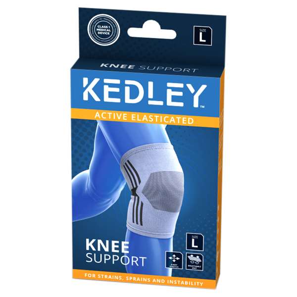 Elasticated Knee Support - Large (41 - 49cm) - Great British Mobility