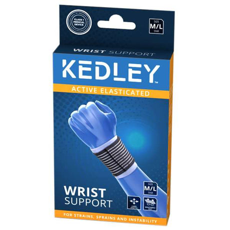 Elasticated Wrist Support - M/L (18 - 22cm) - Great British Mobility