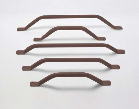 Brown 18" Flat End Grab Rail - Great British Mobility