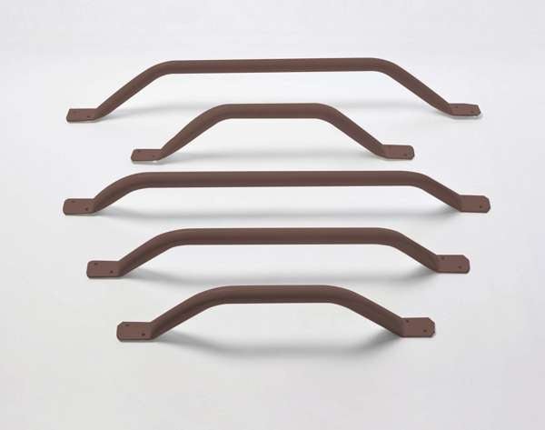 Brown 18" Flat End Grab Rail - Great British Mobility