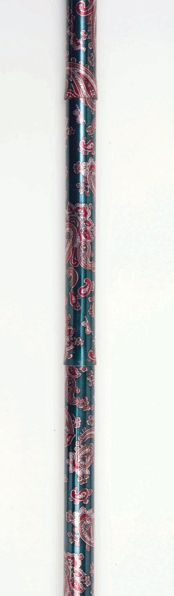 Folding Cane with Strap (Amoeba Green) - Great British Mobility