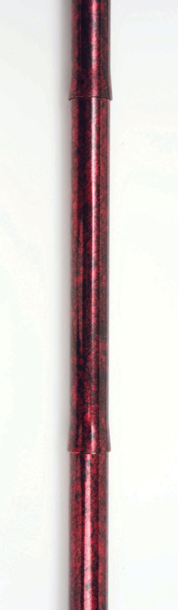 Folding Cane with Strap (Red Crackle) - Great British Mobility