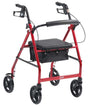 Drive R8 outdoor rollator in red