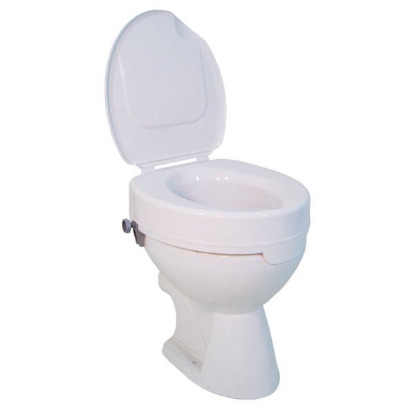 Ticco 2G Raised Toilet Seat with Lid (15cm/6") - Great British Mobility