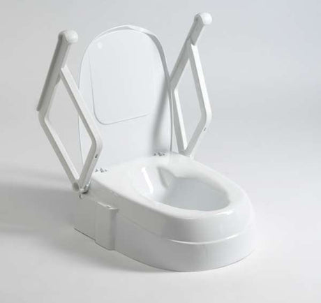 Raised Toilet Seat With Arms - Great British Mobility