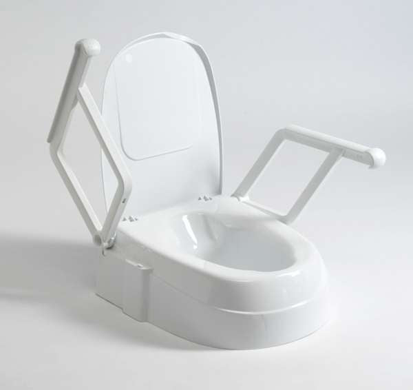 Raised Toilet Seat With Arms - Great British Mobility