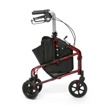 Tri - Walker Aluminium (Flame Red) - Great British Mobility