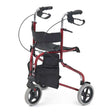Drive tri-walker with seat in red