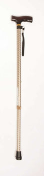 Drive T-handle walking stick in bronze wave