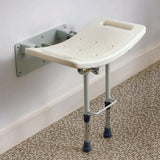 Wall Mounted Shower Seat with Drop Down Legs - Great British Mobility