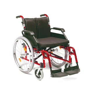 20" XS Aluminium Self Propel Wheelchair (Red)