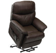 Drive Lars recliner chair in brown leather