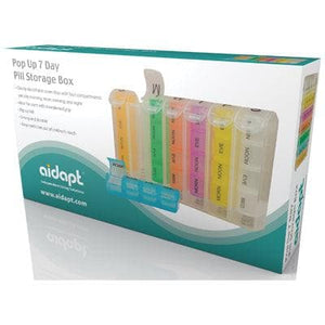 Pop up 7 Day Pill Storage Box - Great British Mobility