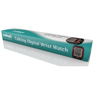 Water Resistant Talking Digital Watch - Great British Mobility